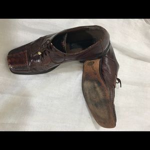 Stacy Adams Genuine Snake and Leather Dress Shoes